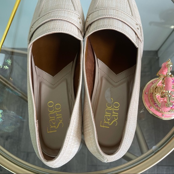 Franco Sarto Bit Strap Loafer Driving Moc Women Size 8.5 M Taupe Beige NWOB - Picture 6 of 9